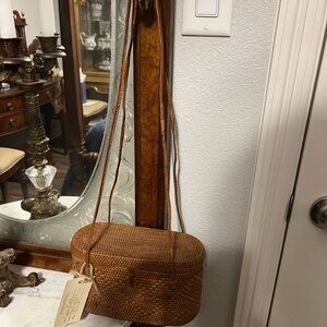 Handcrafted Brown Woven Bag